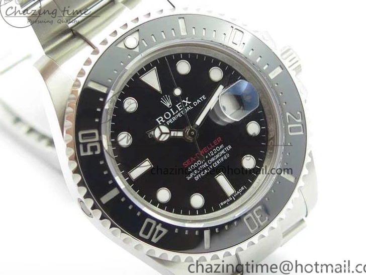 Best AAA Replica Sites SS 43mm Bracelet Dial 2017 Maker Best A StreetReady 3573 On 126600 BP Dweller Sea Edition Black 1:1 SS 1223